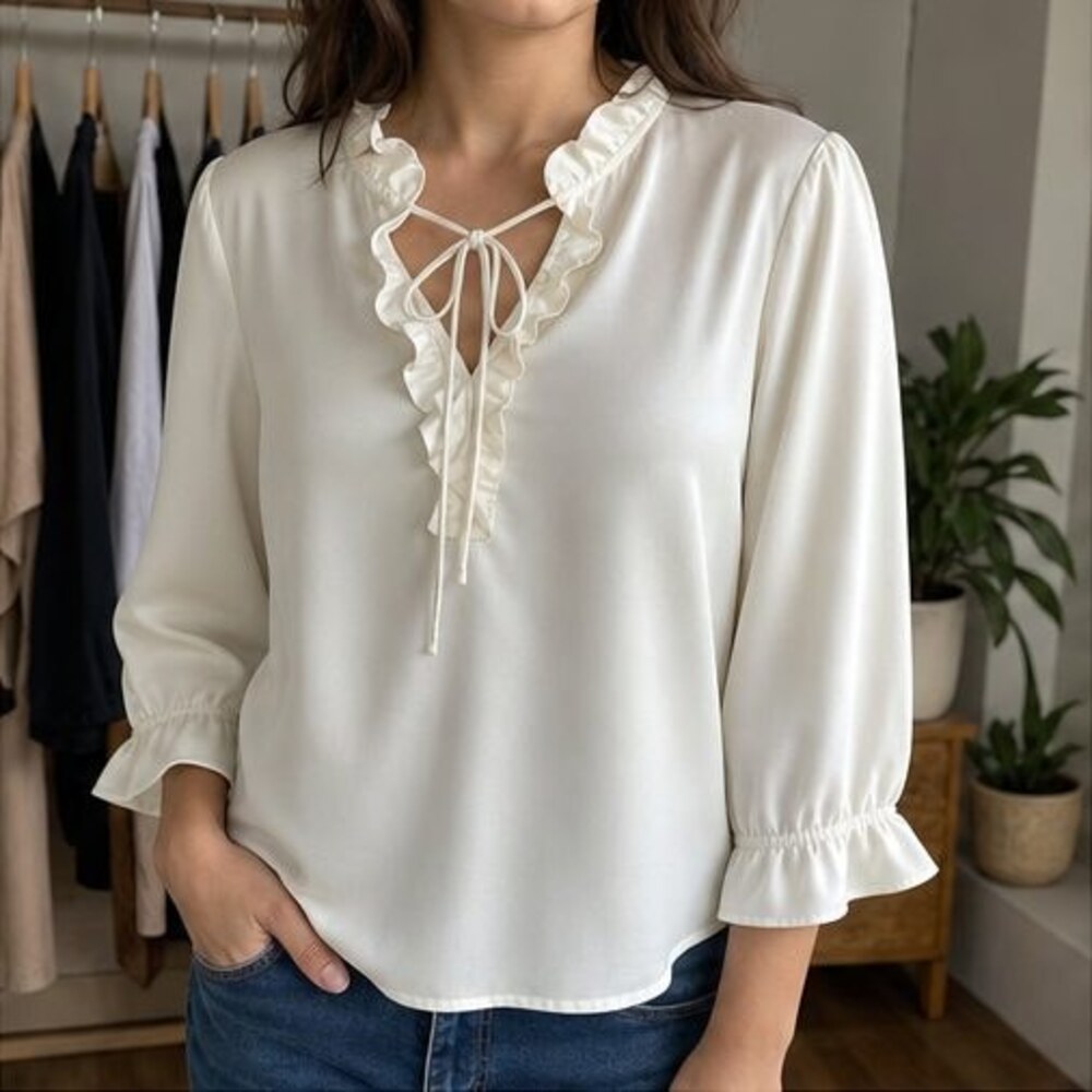 Ivory Cami Blouse - Picture 2 of 6